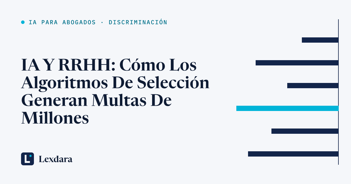 Portada: IA y RRHH: cómo los algoritmos de selección generan multas de millones